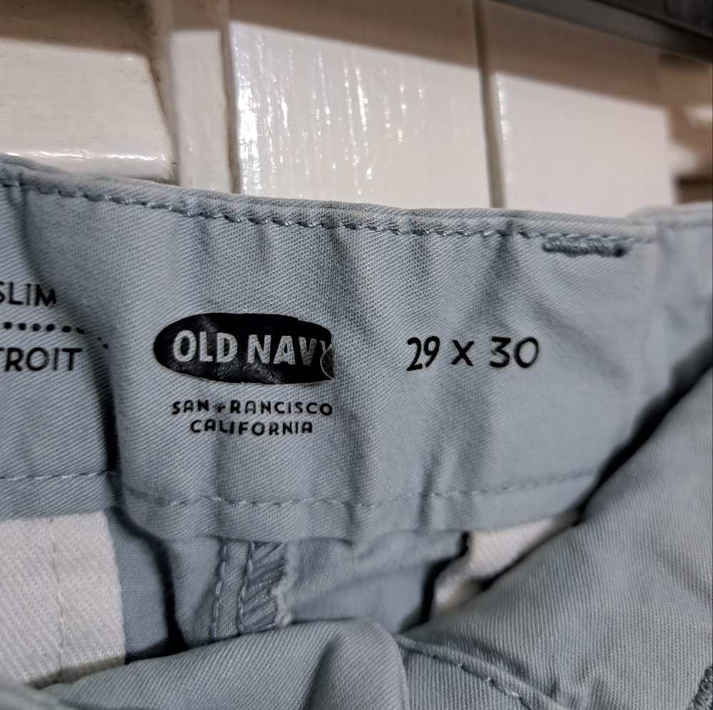 Old Navy Light Blue Casual Pants - Picture 3 of 3